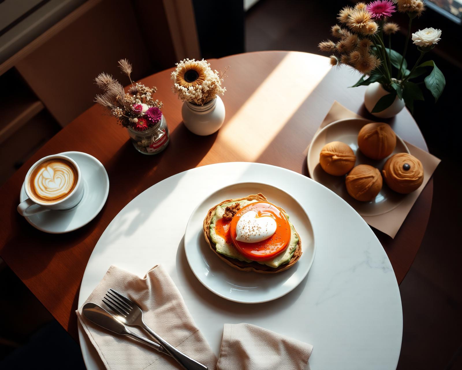 Mesa de brunch en Avana Rest