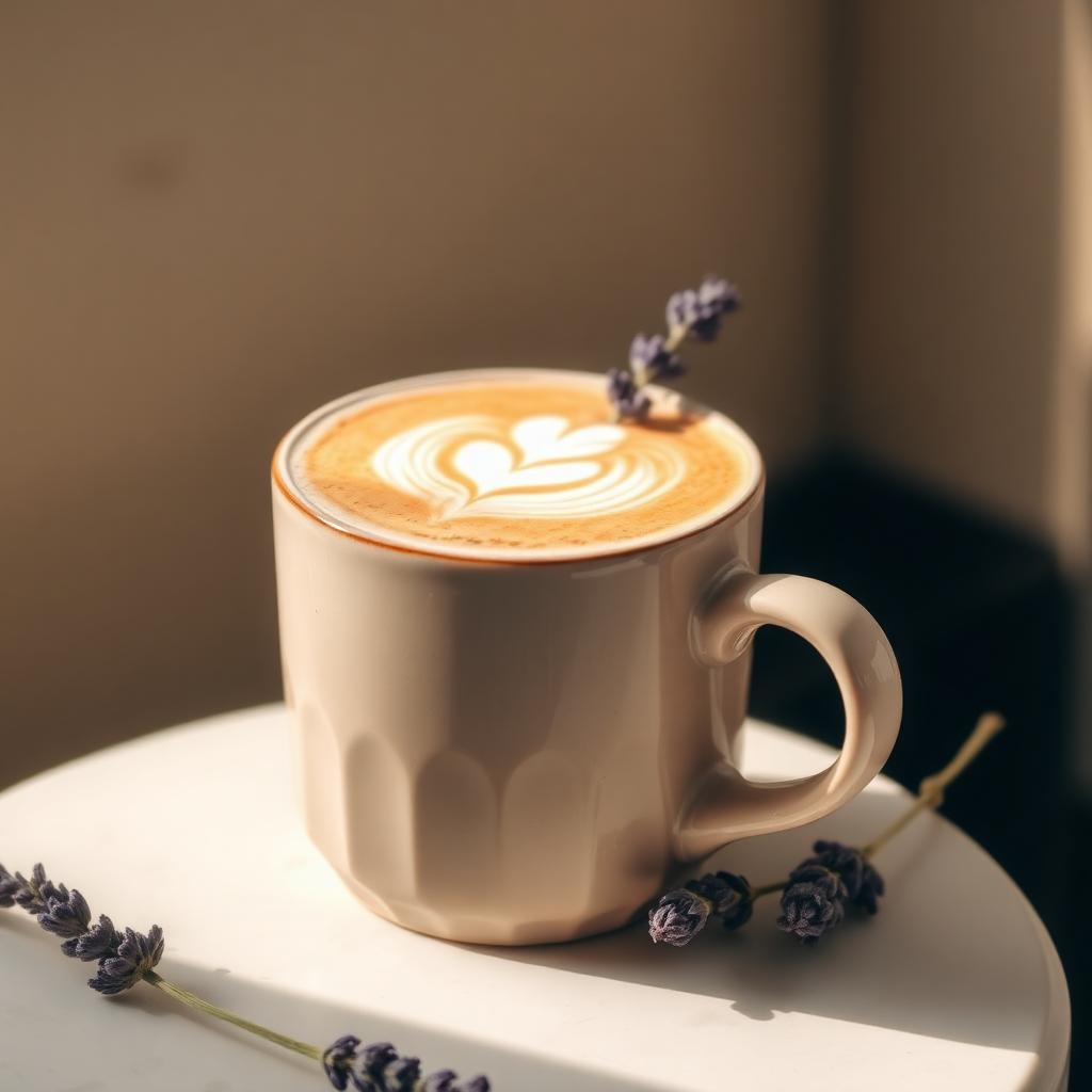 Latte de Lavanda